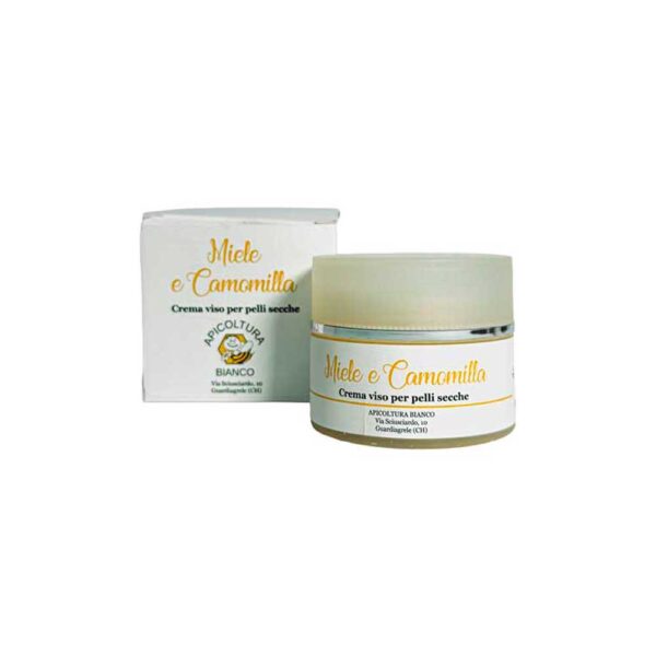 Crema viso miele e camomilla