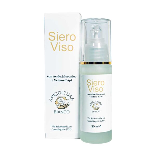Siero viso con Acido Ialuronico e Veleno D'api